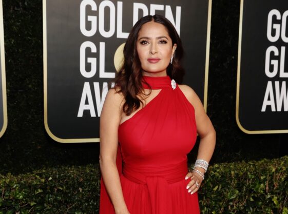 salma hayek golden globes 2021