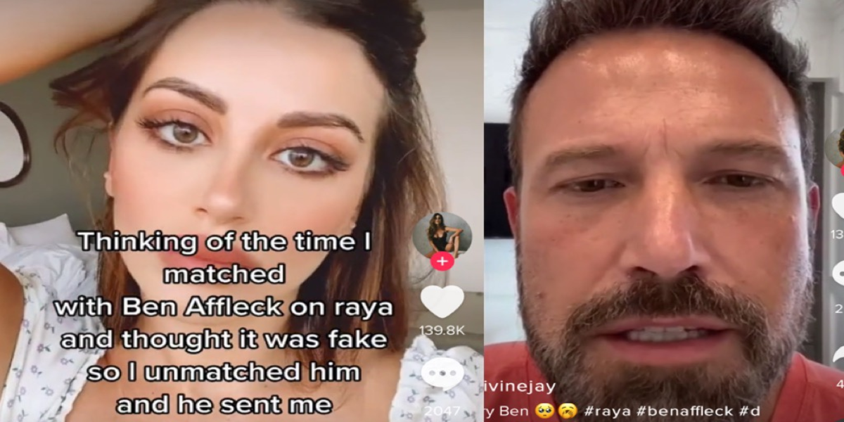 Ben Affleck gets swiped on a Tinder and even ends up complaining