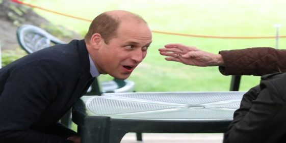 Prince William 'flirts' with 96-year-old woman in Scotland