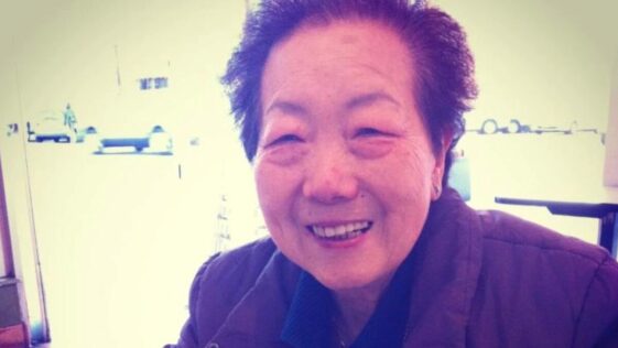 Two elderly Asian American women waiting at a bus stop were stabbed