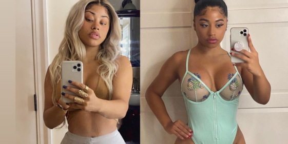 Cardi B's sister, wearing a dress without underwear, drives social media crazy