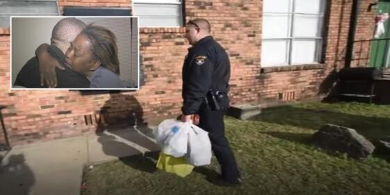 Hungry mother stole 5 eggs to feed her family, cop brings her two truckloads of food instead of arresting her