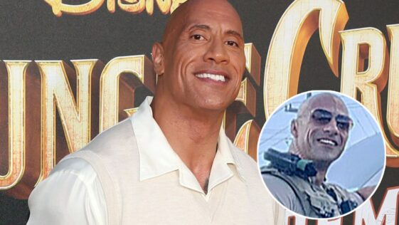 Dwayne Johnson reacts to a viral resemblance to a cop