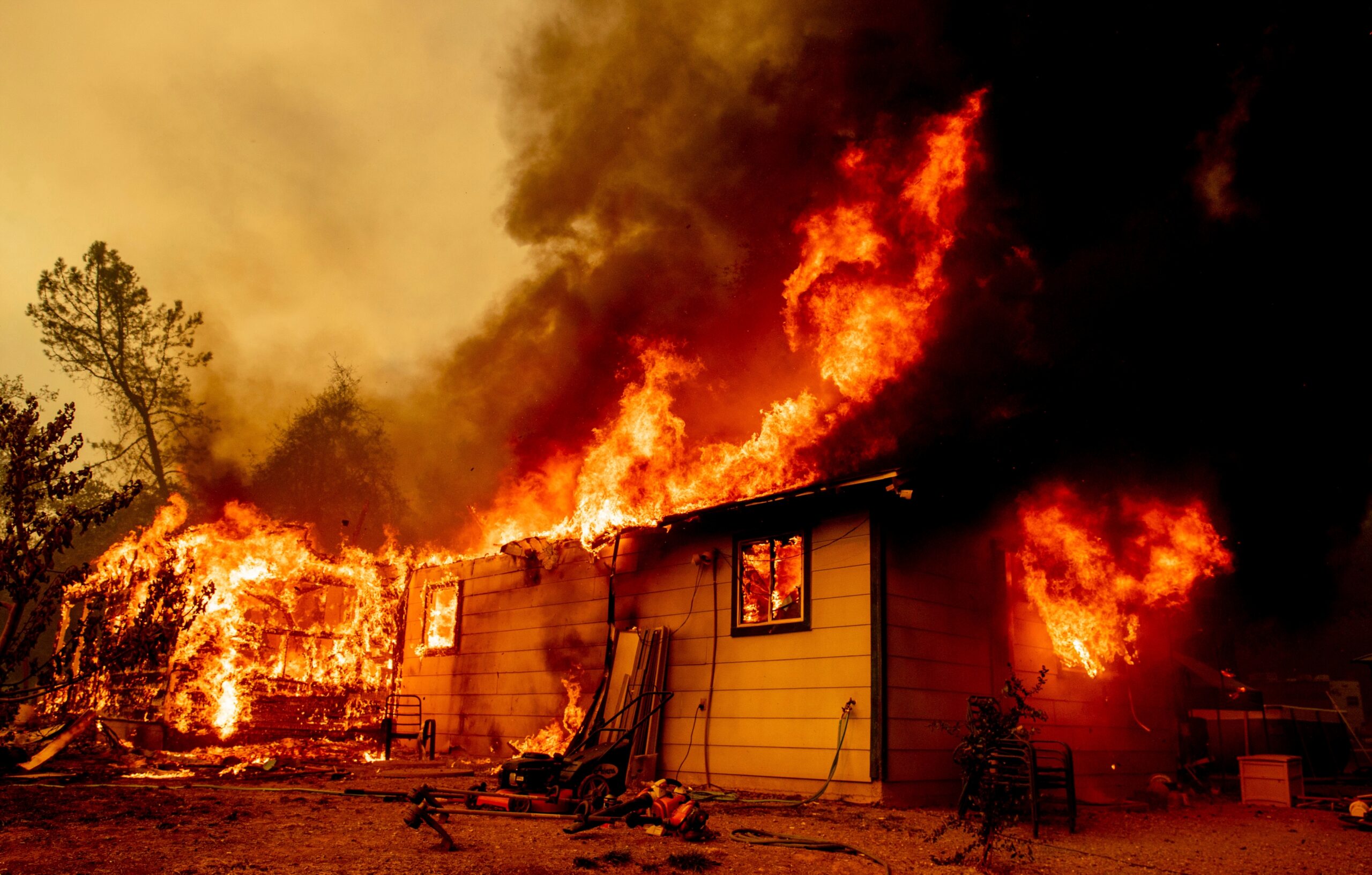 A "shaman" accused of starting a wildfire by boiling bear urine to drink it