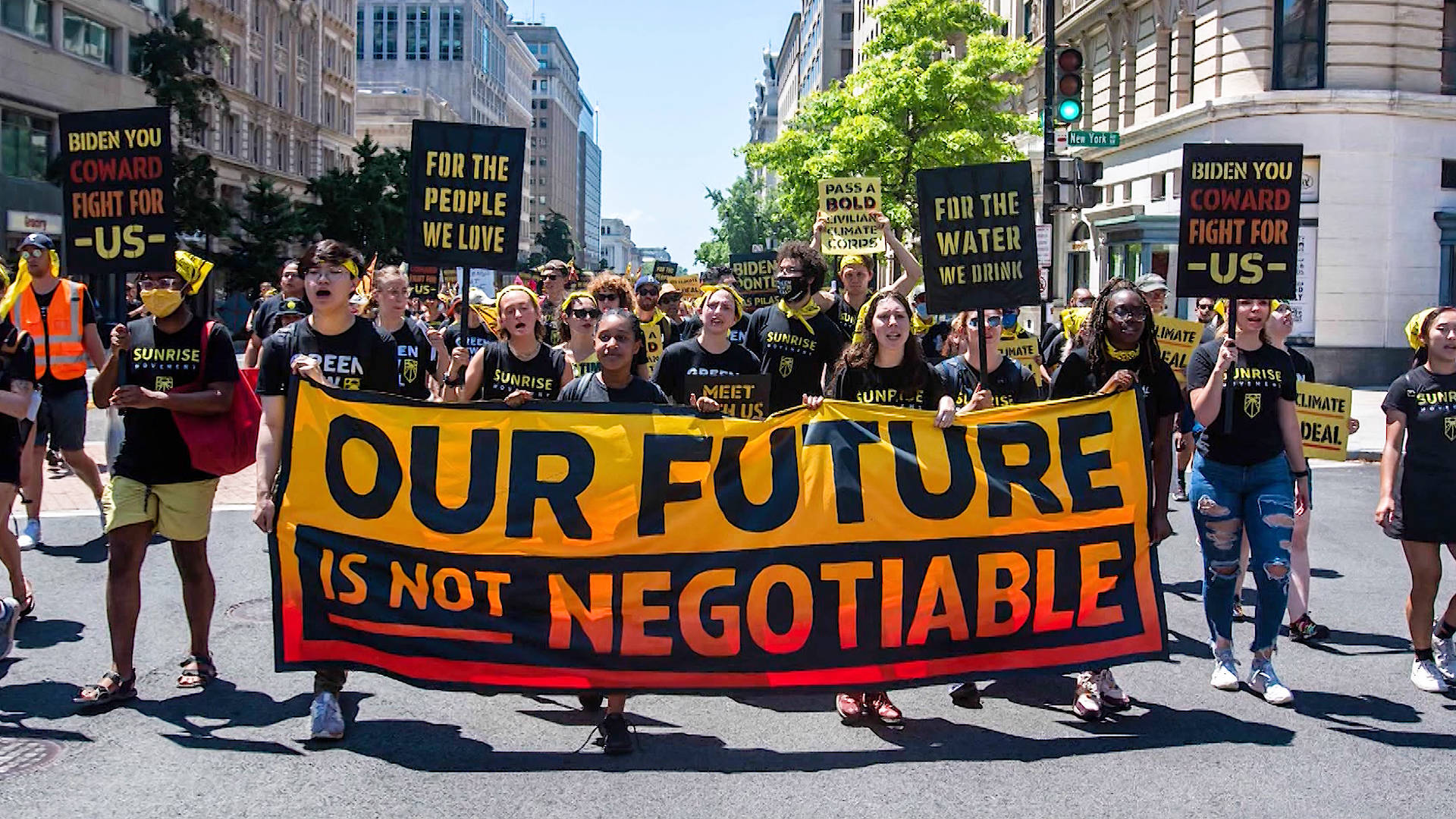 Climate activists begin hunger strike in front of White House to demand action on crisis