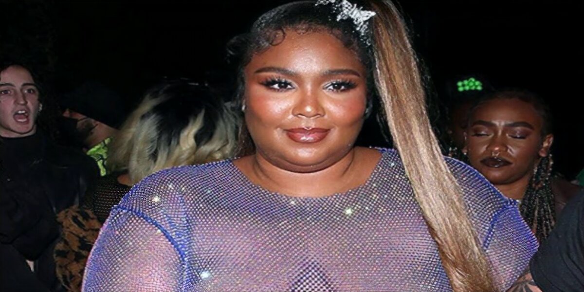 Lizzo Looks Amazing In A Sheer Mesh Dress As She Makes Her Way To Cardi ...