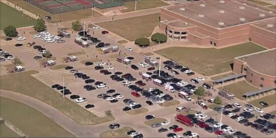 Texas school shooting: suspect shot several people and fled the scene