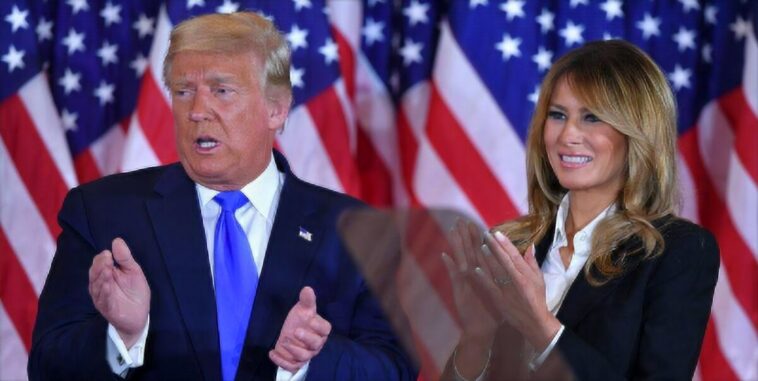 Melania appears to scorn Donald Trump again in public