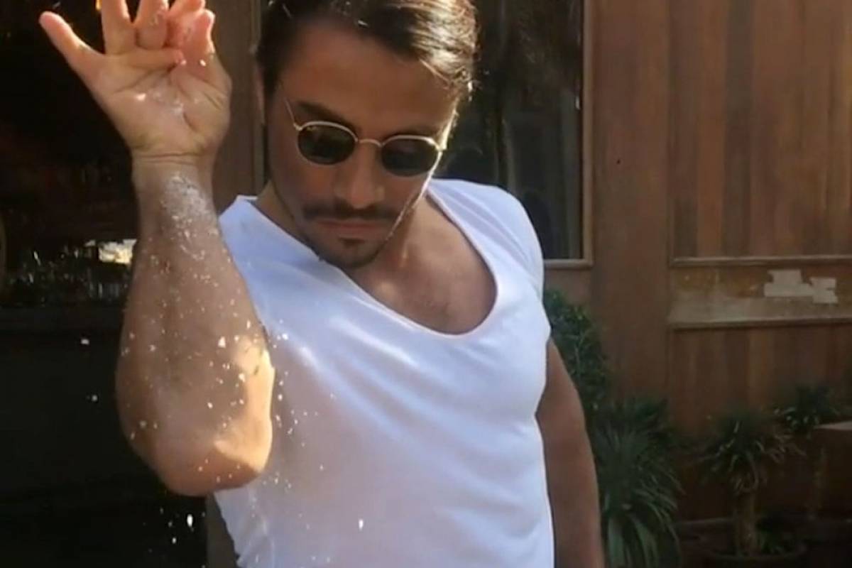 Salt Bae hires chefs at an hourly wage equivalent to the price of the restaurant's mashed potato