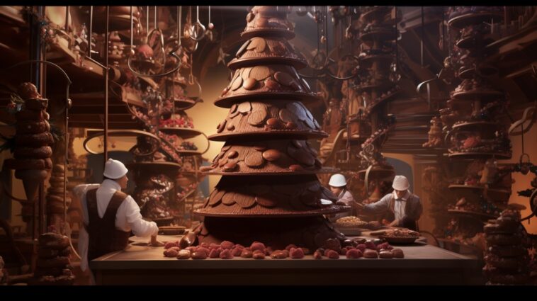 contentcreativestudio cinematic photo of a chocolates factory w 407ff04d 2465 4ec2 8613 da7997b20c4e