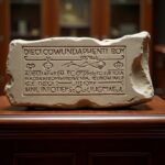 Ancient tablet of the Ten Commandments for auction