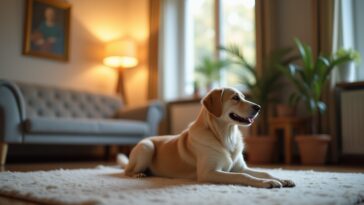 A therapist and a dog engaging in animal-assisted therapy