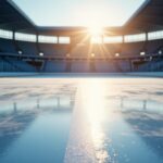 Brent Sutter durante la sua carriera nel hockey