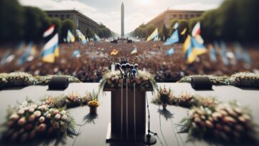 Cardi B delivers an empowering speech at a rally.