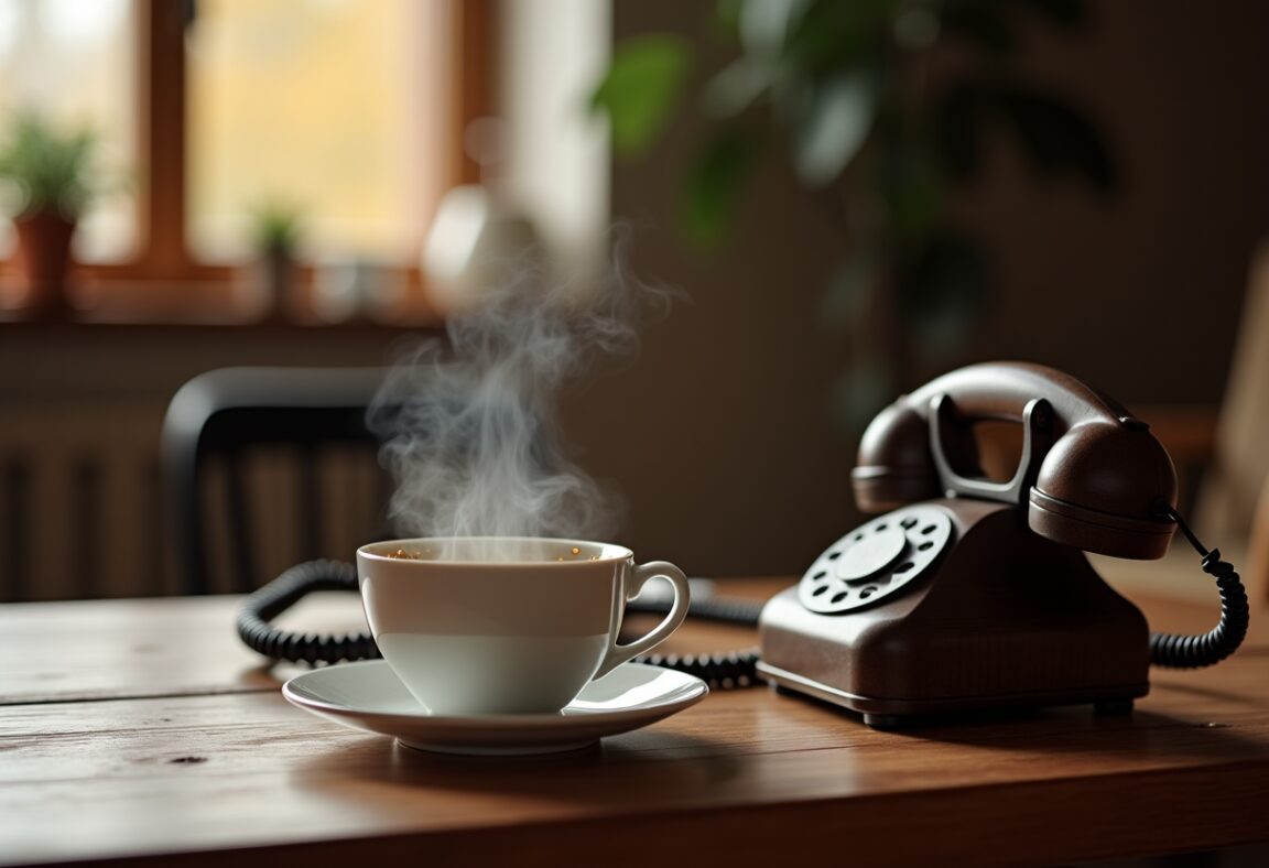 Elderly person affected by telecom failures and isolation