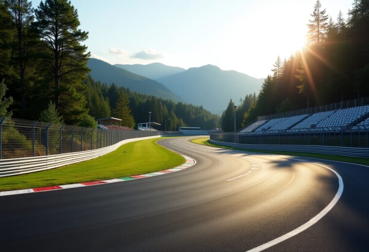 Formula 1 cars racing at the Canadian Grand Prix in May