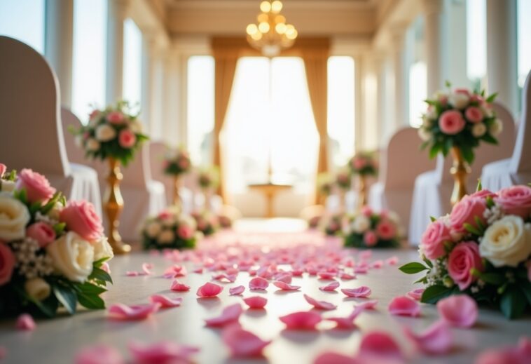 Father of the bride laughing at wedding mishap