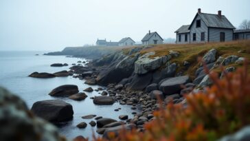 Historical image depicting Newfoundland's resettlement