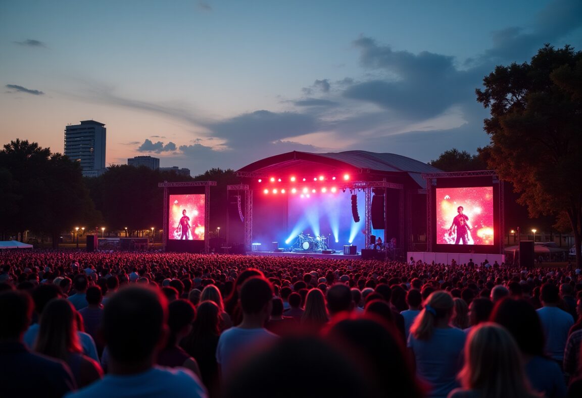 Olivia Rodrigo performing at British Summer Time concert in London