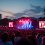 Olivia Rodrigo performing at British Summer Time concert in London