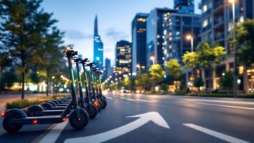 Electric scooters in Ontario during pilot program