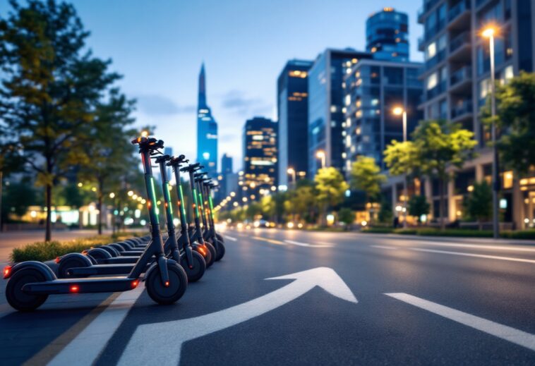 Electric scooters in Ontario during pilot program