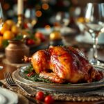 A festive Thanksgiving table with various dishes