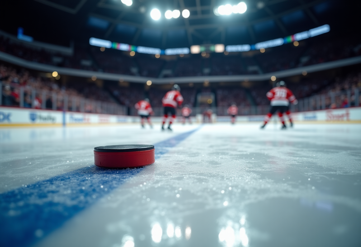 Toronto Maple Leafs celebrate shutout win on ice