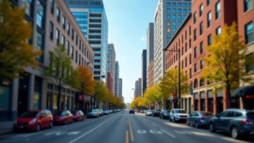 Urban expansion in Saskatchewan showcasing city development