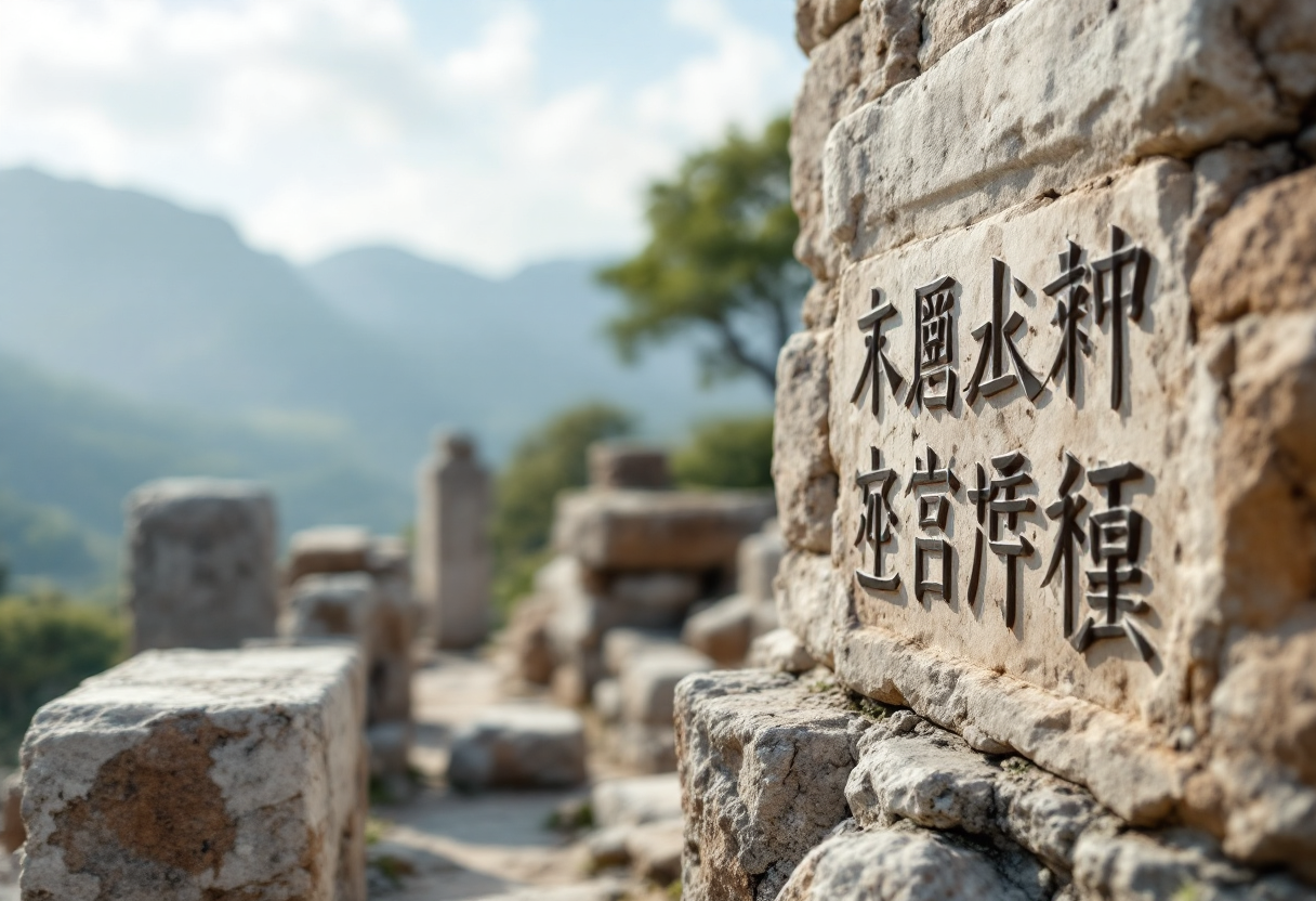 Ancient Chinese inscription discovered at Mount Zion