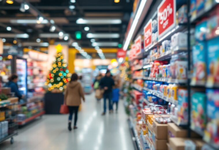 Shopping bags and discounts for Boxing Day sales