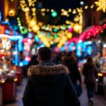 Scene of a chaotic Christmas brawl among holiday shoppers