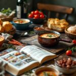 Community members enjoying comfort food in Edmonton