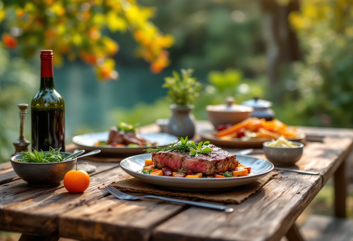 A chef preparing wild game dishes in a modern kitchen