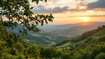 Scenic view of Bulgaria and Albania's landscapes