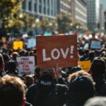 Proteste in Corea del Sud durante la legge marziale