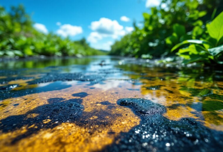 Oil spill in Wisconsin affecting local wildlife and water