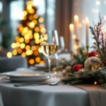 Residents enjoying a festive meal at Montreal retirement home