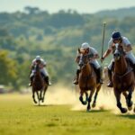 Prince Harry and Meghan Markle at a polo match