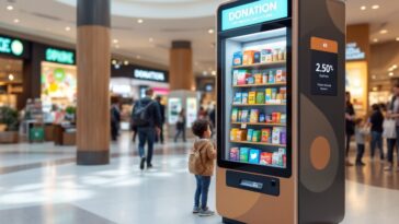 Vending machines offering holiday gifts in Calgary