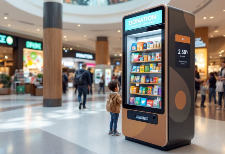 Vending machines offering holiday gifts in Calgary