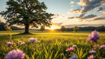 Andie MacDowell enjoying nature in a serene setting