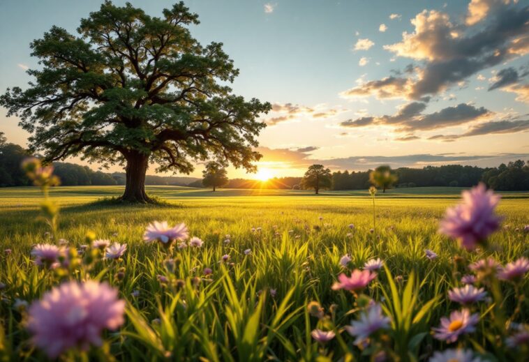 Andie MacDowell enjoying nature in a serene setting