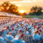 Graph showing the rise of bird flu cases in the U.S.