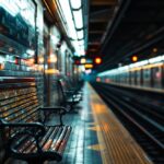 Scene of a subway stabbing incident in New York City