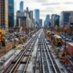 Rendering of Calgary's Green Line LRT transit system