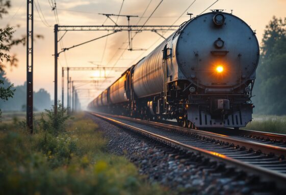 Canadian railway workers protesting for better pay