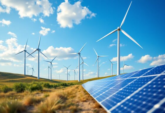 Transition from fossil fuels to renewable energy sources