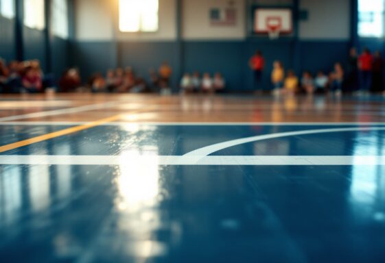 High school basketball players involved in a brawl