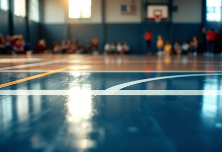 High school basketball players involved in a brawl